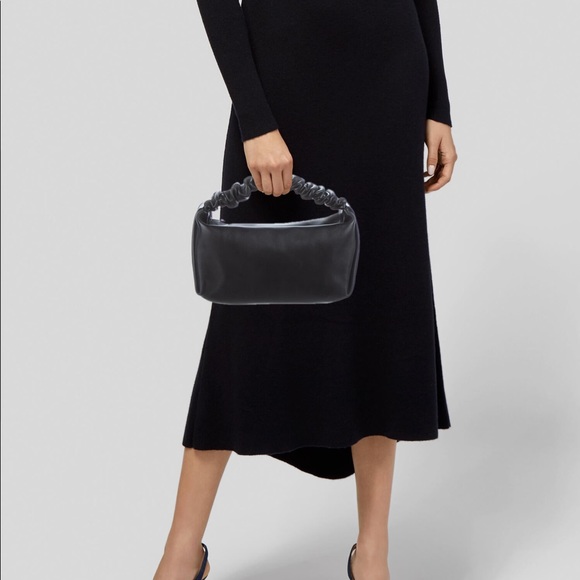 Alexander Wang - Leather Ruched Handle Bag - Picture 4 of 9